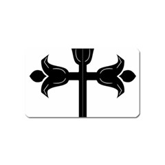 Caucasian Albanian Cross Magnet (name Card) by abbeyz71