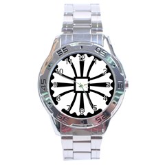 Canterbury Cross  Stainless Steel Analogue Watch by abbeyz71