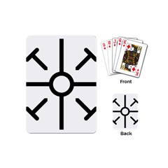 Coptic Cross Playing Cards (mini)  by abbeyz71