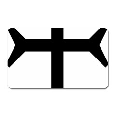 Eastern Syriac Cross Magnet (rectangular) by abbeyz71