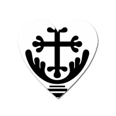 Anuradhapura Cross Heart Magnet