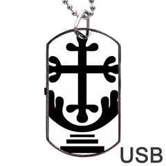 Anuradhapura Cross Dog Tag USB Flash (Two Sides)