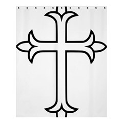 Western Syriac Cross Shower Curtain 60  X 72  (medium)  by abbeyz71