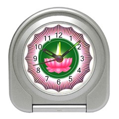 Ayyavazhi Symbol  Travel Alarm Clocks by abbeyz71