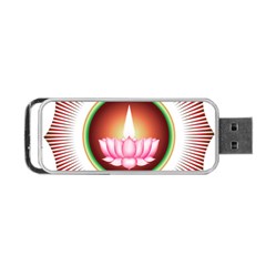 Ayyavazhi Symbol  Portable Usb Flash (one Side) by abbeyz71