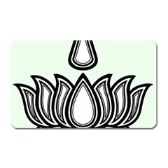 Ayyavazhi Symbol Magnet (rectangular)