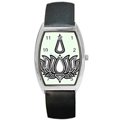 Ayyavazhi Symbol Barrel Style Metal Watch by abbeyz71