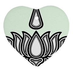 Ayyavazhi Symbol Ornament (Heart)