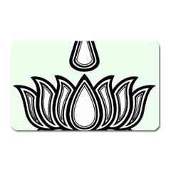 Ayyavazhi Symbol Magnet (Rectangular)