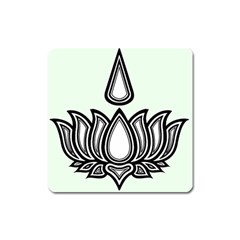 Ayyavazhi Symbol Square Magnet