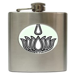 Ayyavazhi Symbol Hip Flask (6 oz)