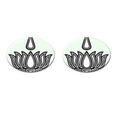 Ayyavazhi Symbol Cufflinks (Oval)