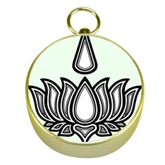 Ayyavazhi Symbol Gold Compasses