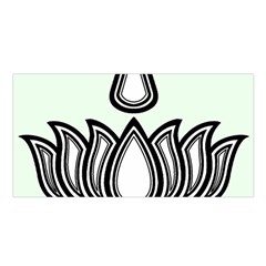 Ayyavazhi Symbol Satin Shawl