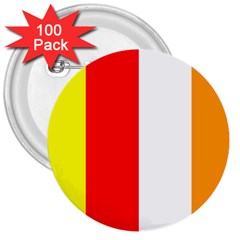 International Flag Of Buddhism 3  Buttons (100 Pack)  by abbeyz71