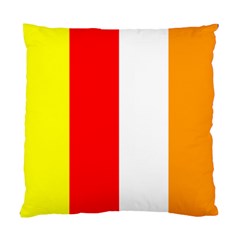 International Flag Of Buddhism Standard Cushion Case (one Side) by abbeyz71