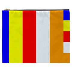 International Flag Of Buddhism Cosmetic Bag (xxxl)  by abbeyz71