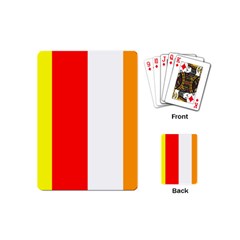 International Flag Of Buddhism Playing Cards (mini)  by abbeyz71