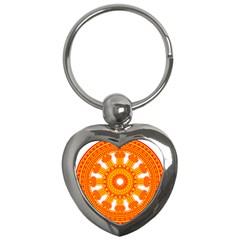 Dharmacakra Key Chains (Heart) 