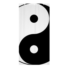 Yin & Yang Shower Curtain 36  X 72  (stall)  by abbeyz71