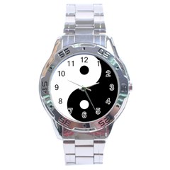 Yin & Yang Stainless Steel Analogue Watch by abbeyz71