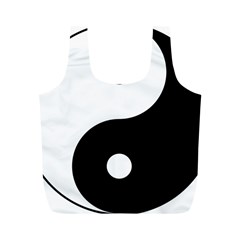 Yin & Yang Full Print Recycle Bags (m)  by abbeyz71