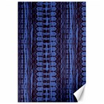 Wrinkly Batik Pattern   Blue Black Canvas 20  x 30   19.62 x28.9  Canvas - 1