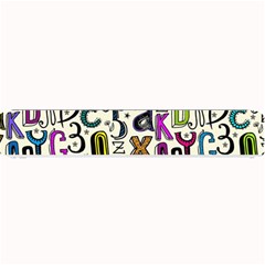 Colorful Retro Style Letters Numbers Stars Small Bar Mats