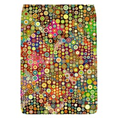 Multicolored Retro Spots Polka Dots Pattern Flap Covers (s)  by EDDArt