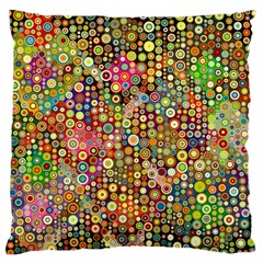 Multicolored Retro Spots Polka Dots Pattern Standard Flano Cushion Case (one Side) by EDDArt