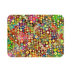 Multicolored Retro Spots Polka Dots Pattern Double Sided Flano Blanket (mini) 