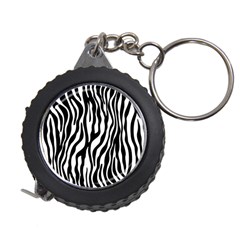 Zebra Stripes Pattern Traditional Colors Black White Measuring Tapes