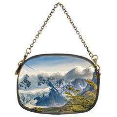 Snowy Andes Mountains, El Chalten Argentina Chain Purses (two Sides)  by dflcprints