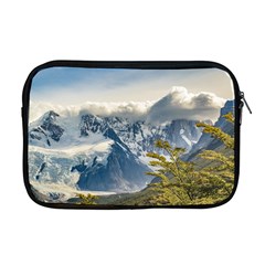 Snowy Andes Mountains, El Chalten Argentina Apple Macbook Pro 17  Zipper Case by dflcprints