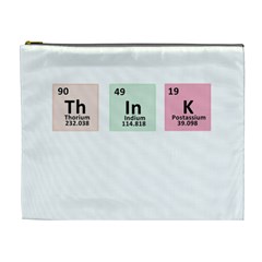 Think - Chemistry Cosmetic Bag (xl) by Valentinaart