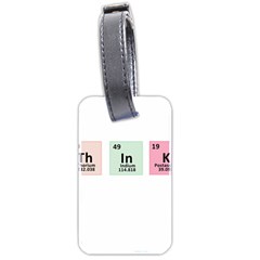 Think - Chemistry Luggage Tags (two Sides) by Valentinaart