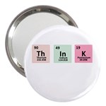 Think - Chemistry 3  Handbag Mirrors Front