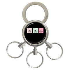 Think - Chemistry 3-ring Key Chains by Valentinaart