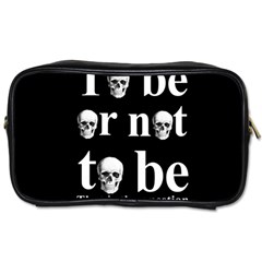 To Be Or Not To Be Toiletries Bags by Valentinaart