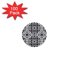 Pattern 1  Mini Buttons (100 Pack)  by Valentinaart