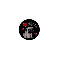 Love pugs 1  Mini Magnets