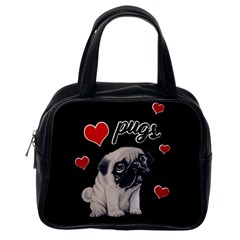 Love pugs Classic Handbags (One Side)