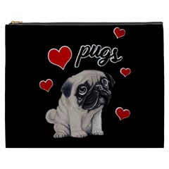 Love pugs Cosmetic Bag (XXXL) 