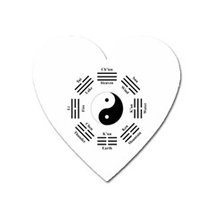 I Ching  Heart Magnet by Valentinaart