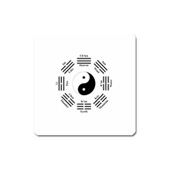 I Ching  Square Magnet by Valentinaart