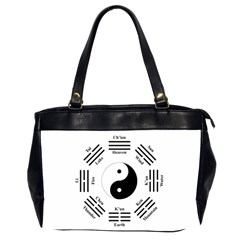 I Ching  Office Handbags (2 Sides)  by Valentinaart