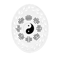 I Ching  Ornament (oval Filigree) by Valentinaart