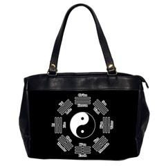 I Ching  Office Handbags (2 Sides)  by Valentinaart