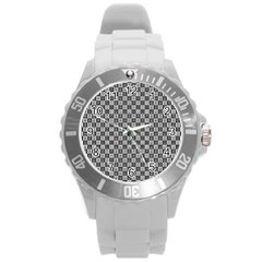 I Ching  Round Plastic Sport Watch (l) by Valentinaart