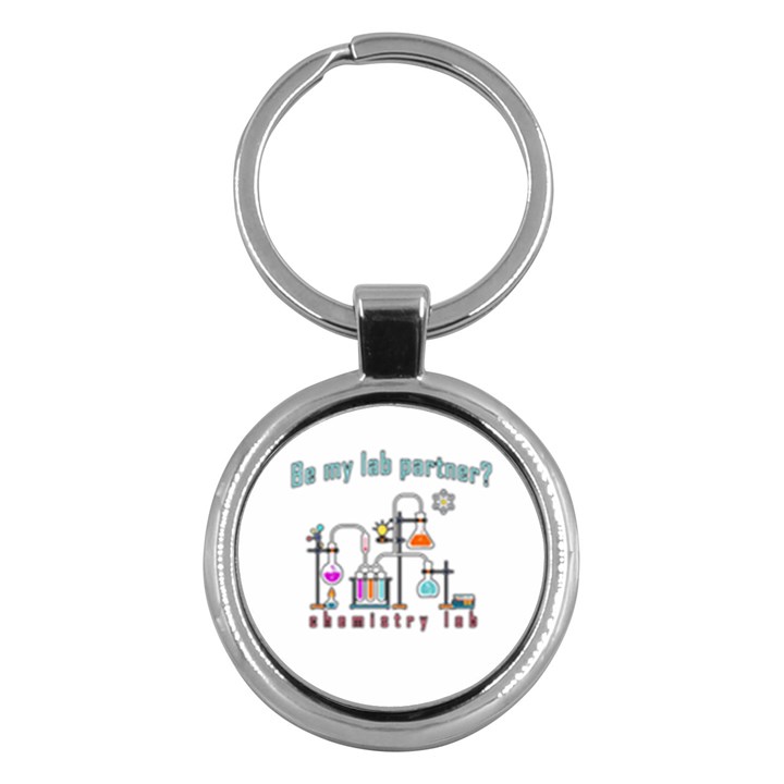 Chemistry lab Key Chains (Round) 